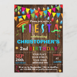 Fiesta Birthday Uitnodiging