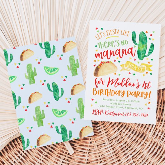 Fiesta Birthday Uitnodiging | Fiesta-partij