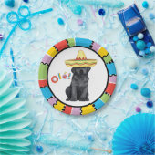 Fiesta Black Lab Papieren Bordje (Feest)