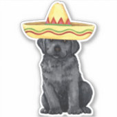 Fiesta Black Lab Vinyl Sticker (Voorkant)