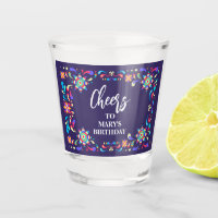 Fiesta Blauw Shot glas