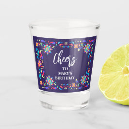 Fiesta Blauw Shot glas