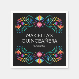 Fiesta Bloemen Verjaardag Douche Trouwen Servet