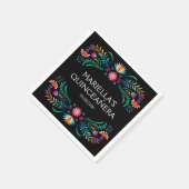 Fiesta Bloemen Verjaardag Douche Trouwen Servet (Hoek)