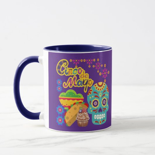 Fiesta Bloom Fiesta koninklijk paars Mok (Links)