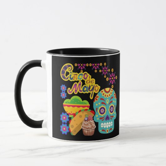 Fiesta Bloom Fiesta zwart Mok (Links)