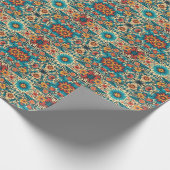 Fiesta Blooms, aanpasbaar Cadeaupapier (Hoek)