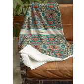 Fiesta Blooms, aanpasbaar Fleece Deken