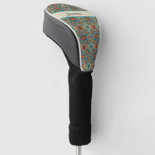 Fiesta Blooms, aanpasbaar Golfheadcover (Schuin)