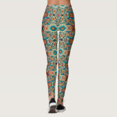Fiesta Blooms, aanpasbaar Leggings (Achterkant)