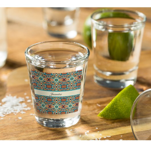 Fiesta Blooms, aanpasbaar Shot Glas