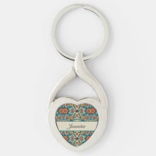 Fiesta Blooms, aanpasbaar Sleutelhanger