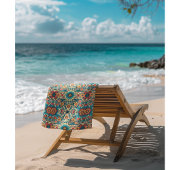 Fiesta Blooms aanpasbaar Strandlaken