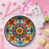 💀🎉Fiesta Bloomware Día de los Muertos Papieren Bordje (Feest)