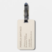 Fiesta Boho Bagagelabel (Achterkant verticaal)