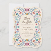 Fiesta Boho Quinceañera Wedding Save the Date (Voorkant)