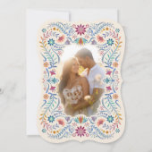 Fiesta Boho Quinceañera Wedding Save the Date (Achterkant)