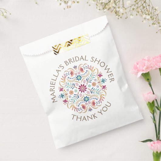 Fiesta Boho Verjaardag Douche Trouwen Bedankzakje (Gezegeld)