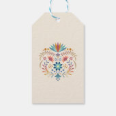 Fiesta Boho Verjaardag Douche Trouwen Dank u Cadeaulabel (Achterkant)
