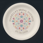 Fiesta Boho Verjaardag Douche Trouwen Papieren Bordje<br><div class="desc">Mariachi, margarita's en herinneringen! Vuur de fiesta op met dit Mexicaanse folk art fiesta ontwerp. De kleurrijke tekst en het kunstwerk (met de hand getekend door Lively Scribe zelf) geven dit ontwerp een grillige maar elegante sfeer. Perfect voor de latinx in je leven. Of een feestje in de buurt van...</div>