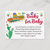 Fiesta Book Request Kaart – Cactus Baby shower Ins (Voorkant)