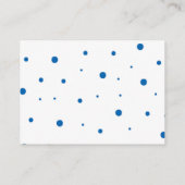 Fiesta Boy Baby shower Diaper Raffle Ticket Informatiekaartje (Achterkant)