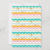 Fiesta Boy Baby shower Invitation Boy Kaart (Achterkant)