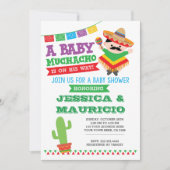 Fiesta Boy Baby shower Uitnodiging (Voorkant)