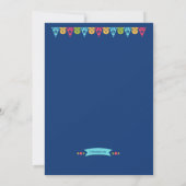 Fiesta Boy Birthday Party Invitation Kaart (Achterkant)