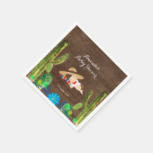 Fiesta Boy Muchachito Papier Party Servetten (Hoek)