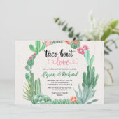 Fiesta bridal koppels douche, Taco bout love Kaart (Staand voorkant)