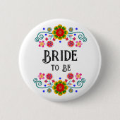 Fiesta Bridal Party Button (Voorkant)