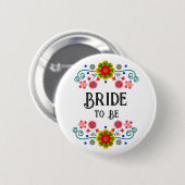 Fiesta Bridal Party Button (Voorkant /achterkant)