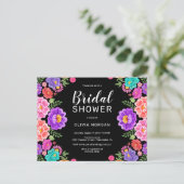 Fiesta Bridal Shower Briefkaart (Staand voorkant)