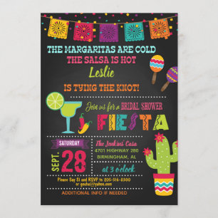 Fiesta Bridal Shower Invitation - 2 Kaart