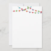 Fiesta Bridal Shower Invitation Kaart (Achterkant)