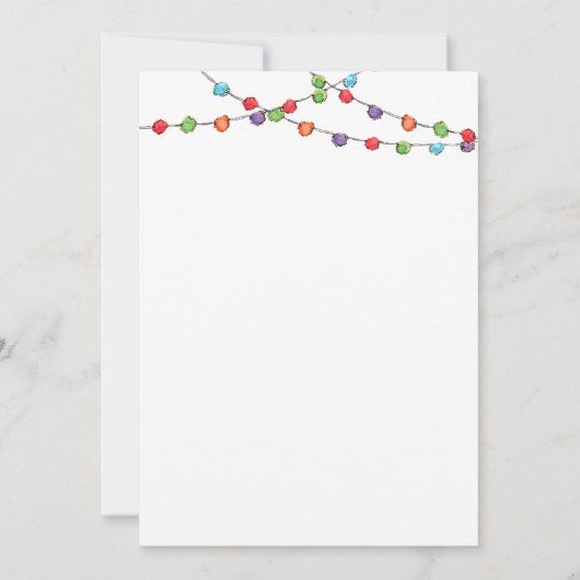 Fiesta Bridal Shower Invitation Kaart (Achterkant)