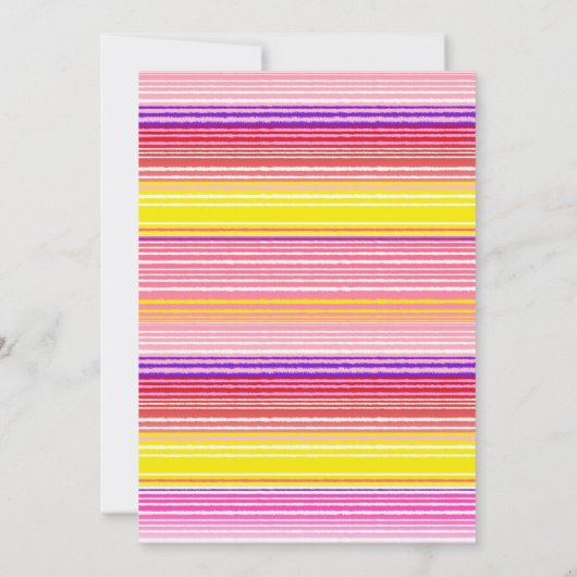 Fiesta Bridal Shower Kaart (Achterkant)