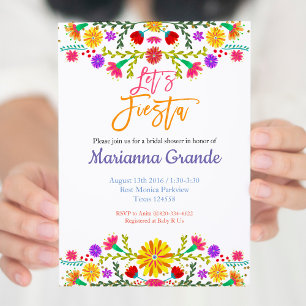 Fiesta Bridal Shower Kaart