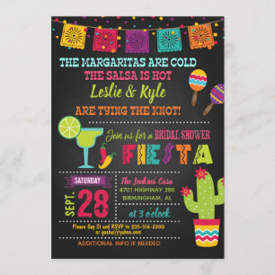 Fiesta Bridal Shower Kaart