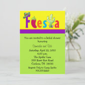 Fiesta Bridal Shower-uitnodigingen Kaart (Staand voorkant)
