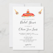 Fiesta Bridal Shower-uitvindingen met sombrero Save The Date (Voorkant)