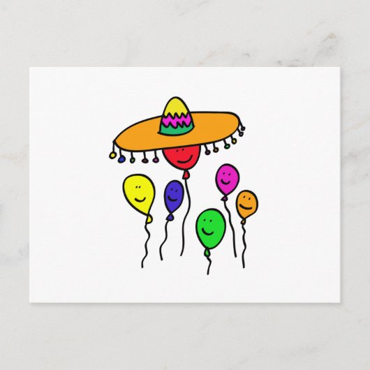 Fiesta Briefkaart (Voorkant)