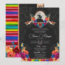 Fiesta Bright Folk Floral Charro Quinceanera