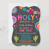 Fiesta Bruids Douche Uitnodiging Heilige Guacamole (Voorkant)