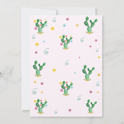 Fiesta Bruids Douche Uitnodiging Taco over liefde (Achterkant)