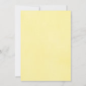 Fiesta bruidsdouche uitnodiging florale waterverve (Achterkant)