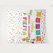 Fiesta Bruidsfeest Backdrop - WH Wandkleed (Voorkant (horizontaal))