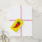 Fiesta Bruidsfeest Kawaii Rode Hete Peper Diva Cadeaulabel (Met Touw)