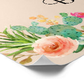 Fiesta Bruiloft Feest Poster (Hoek)